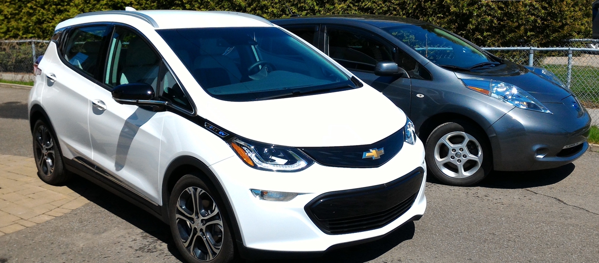 Chevrolet Bolt EV vs Nissan Leaf et Tesla S | VE Passion