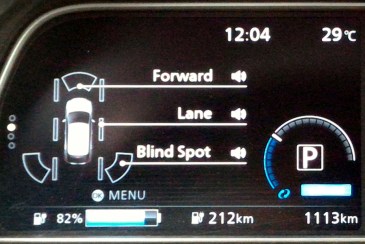 056 Leaf 18 ecran warning