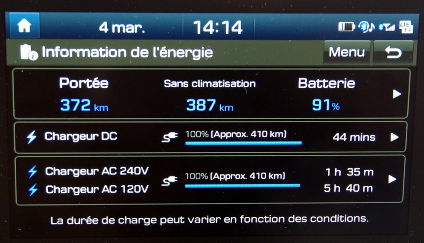 070 Kona Exper Screen EV etat